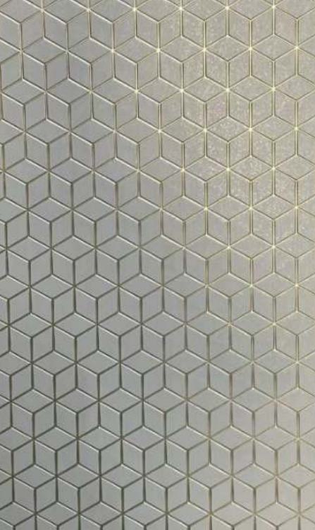 Grey Charcoal Louver Panel Designer 8x2 Ft - Rc 3313