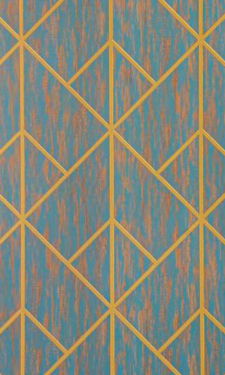 Blue Charcoal Louver Panel Designer 8x2 Ft - Rc 3333