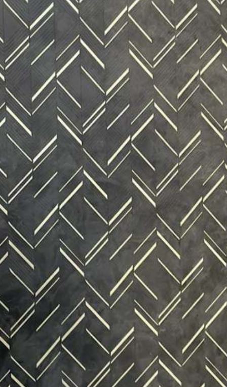 Grey Charcoal Louver Panel Designer 8x2 Ft - Rc 5520