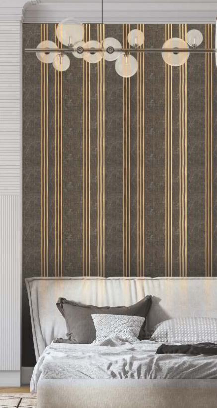Brown Charcoal Louver Marble & Stone 8x1 Ft - Rc 704