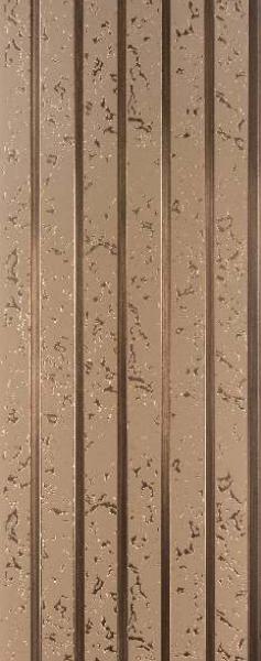 Brown Charcoal Louver Panel Wood 8x1 Ft - Rc 747