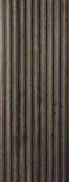 Brown Charcoal Louver Designer 8x1 Ft - Rc 749