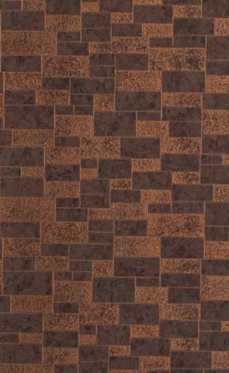 Brown Charcoal Louver Panel Designer 8x2 Ft - Rc 871