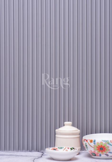 Groove Pastel Series Charcoal Louvers Plain Colors Grey 9x0.41 Ft - Rg 5232