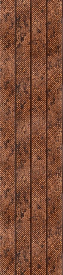 Onit Series Charcoal Louvers Designer Brown 9x1.03 Ft - Ro 9005