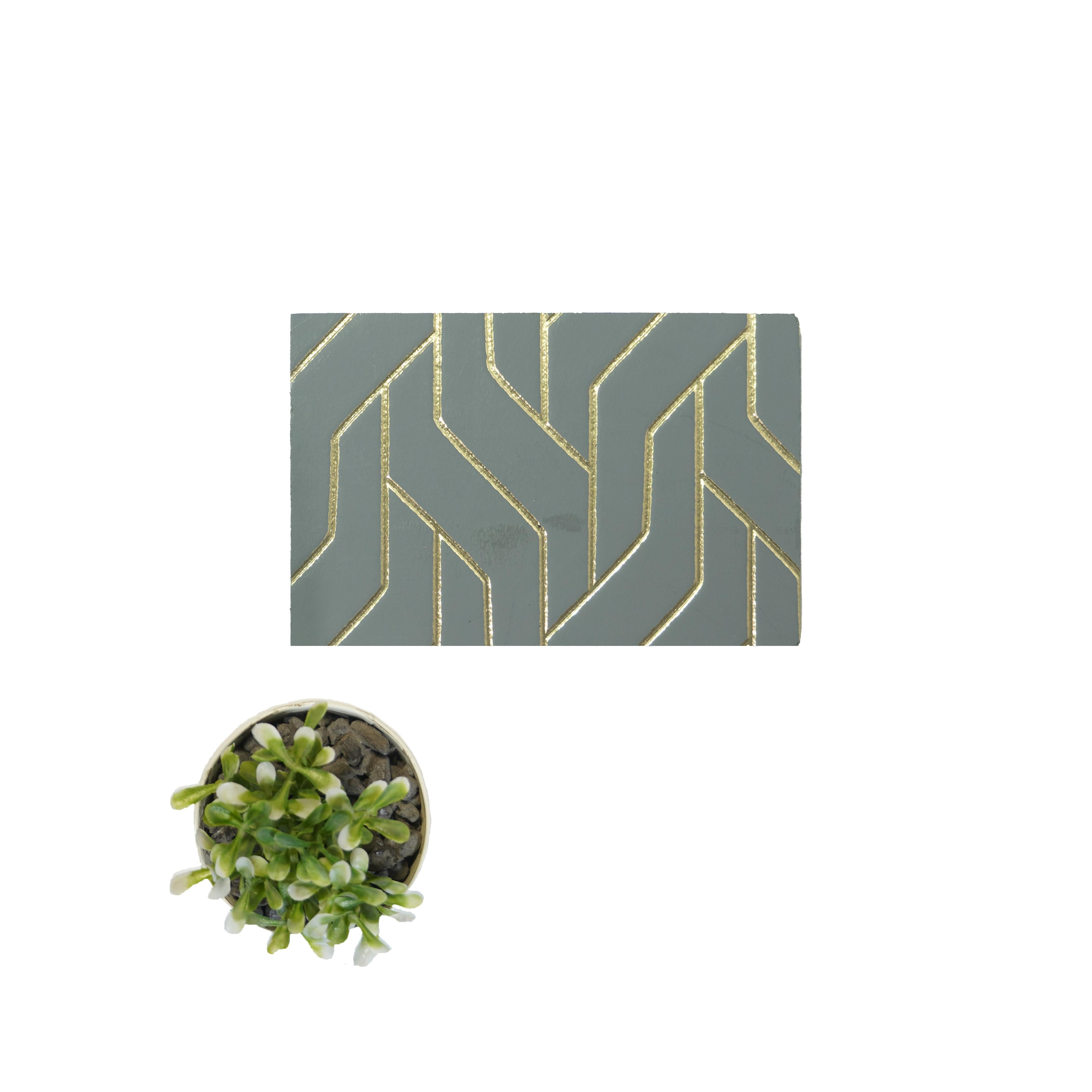 Charco Charm Series Charcoal Decorative Wall Panel Wood Grey 8x2 Ft - Al 26