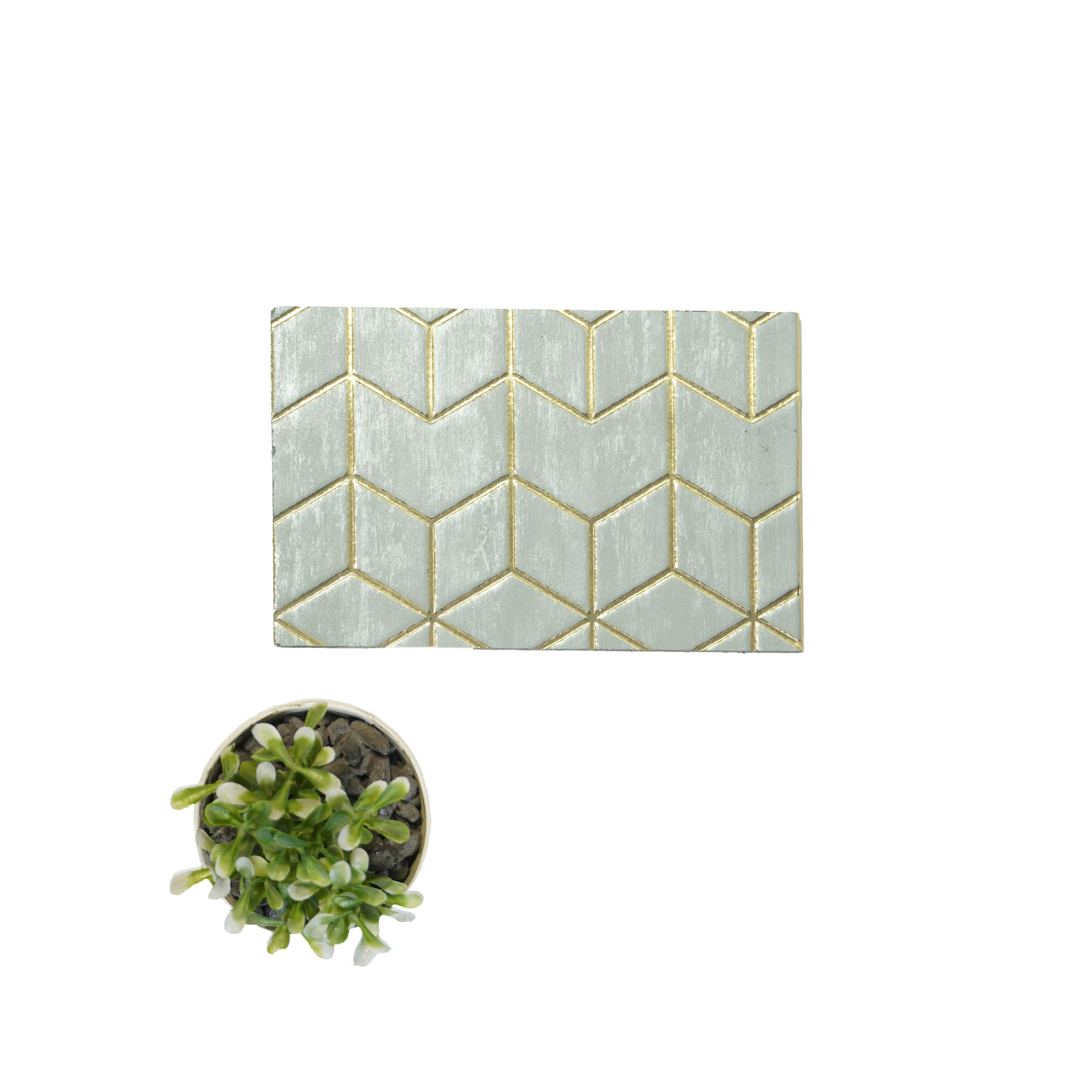 Charco Charm Series Charcoal Decorative Wall Panel Designer Grey 8x2 Ft - Cb 56