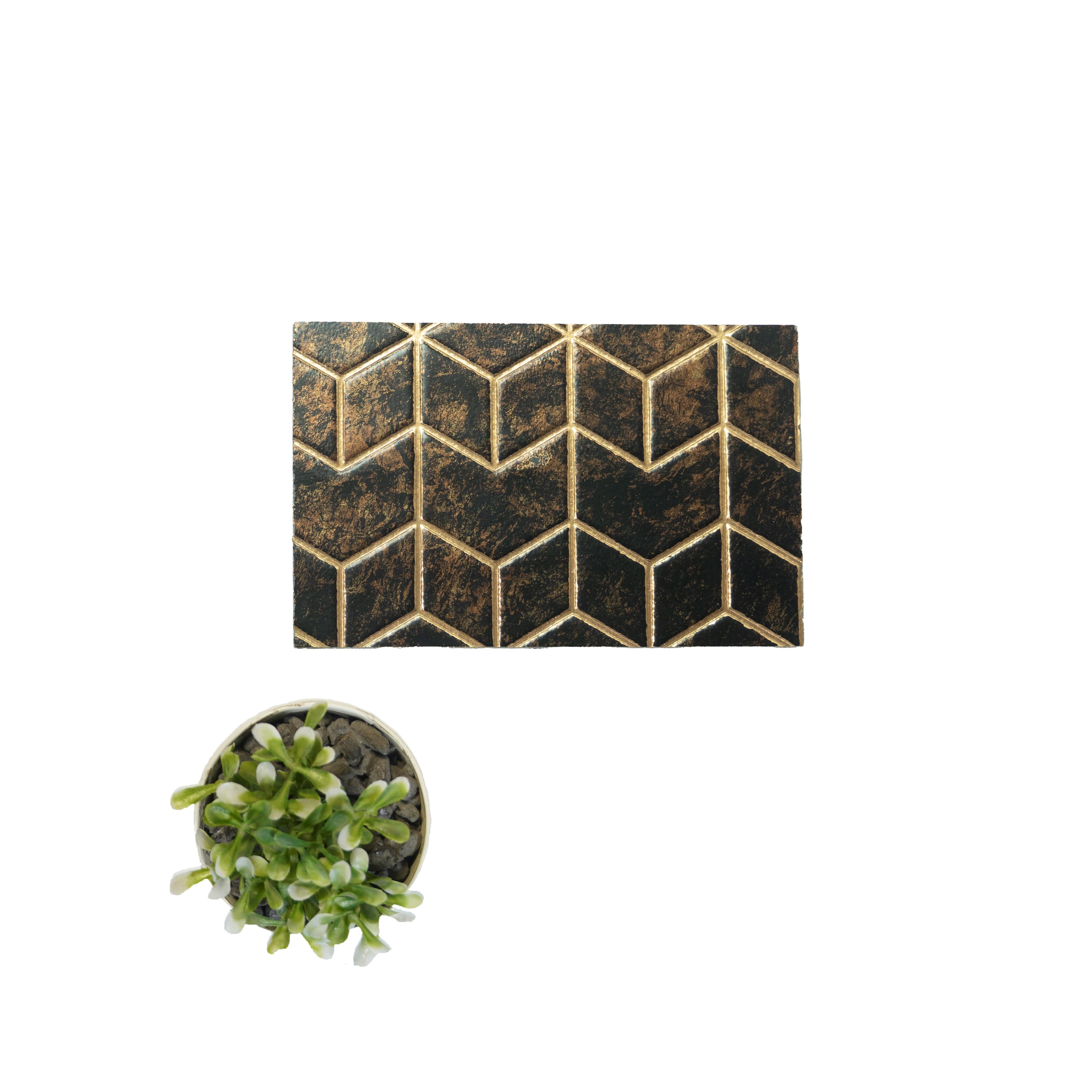 Charco Charm Series Charcoal Decorative Wall Panel Wood Brown 8x2 Ft - Cb 57