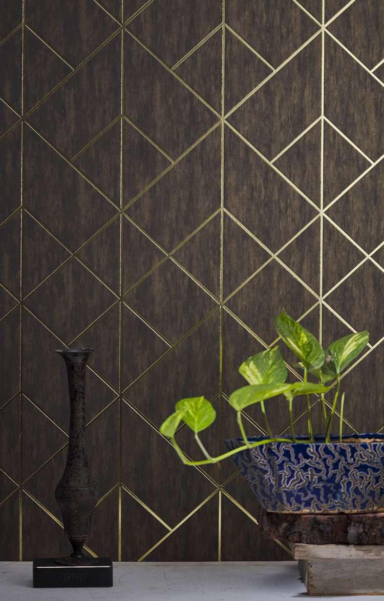 Charco Charm Series Charcoal Decorative Wall Panel Wood Brown 8x2 Ft - Ea 35