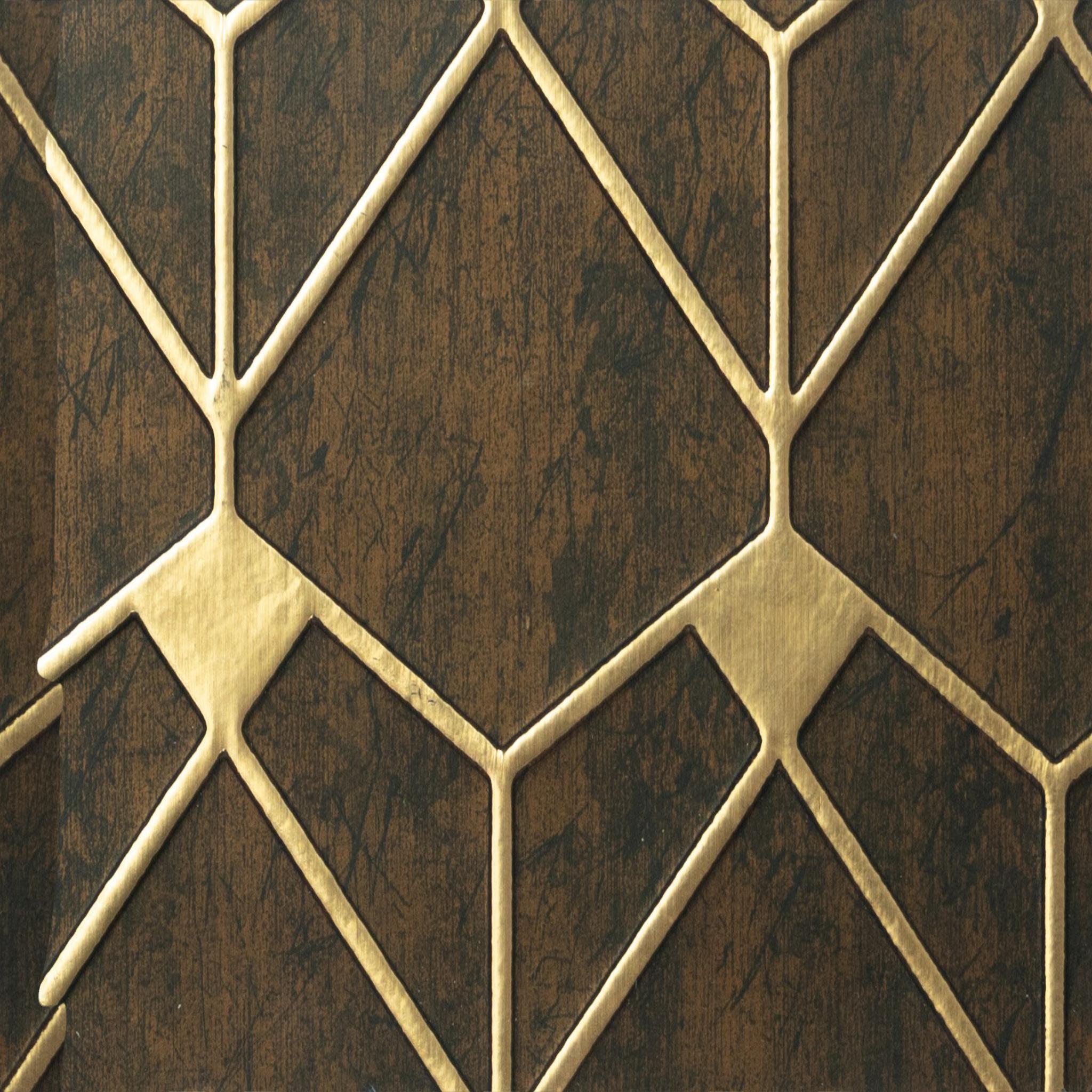 Charco Charm Series Charcoal Decorative Wall Panel Wood Brown 8x2 Ft - Ea 35