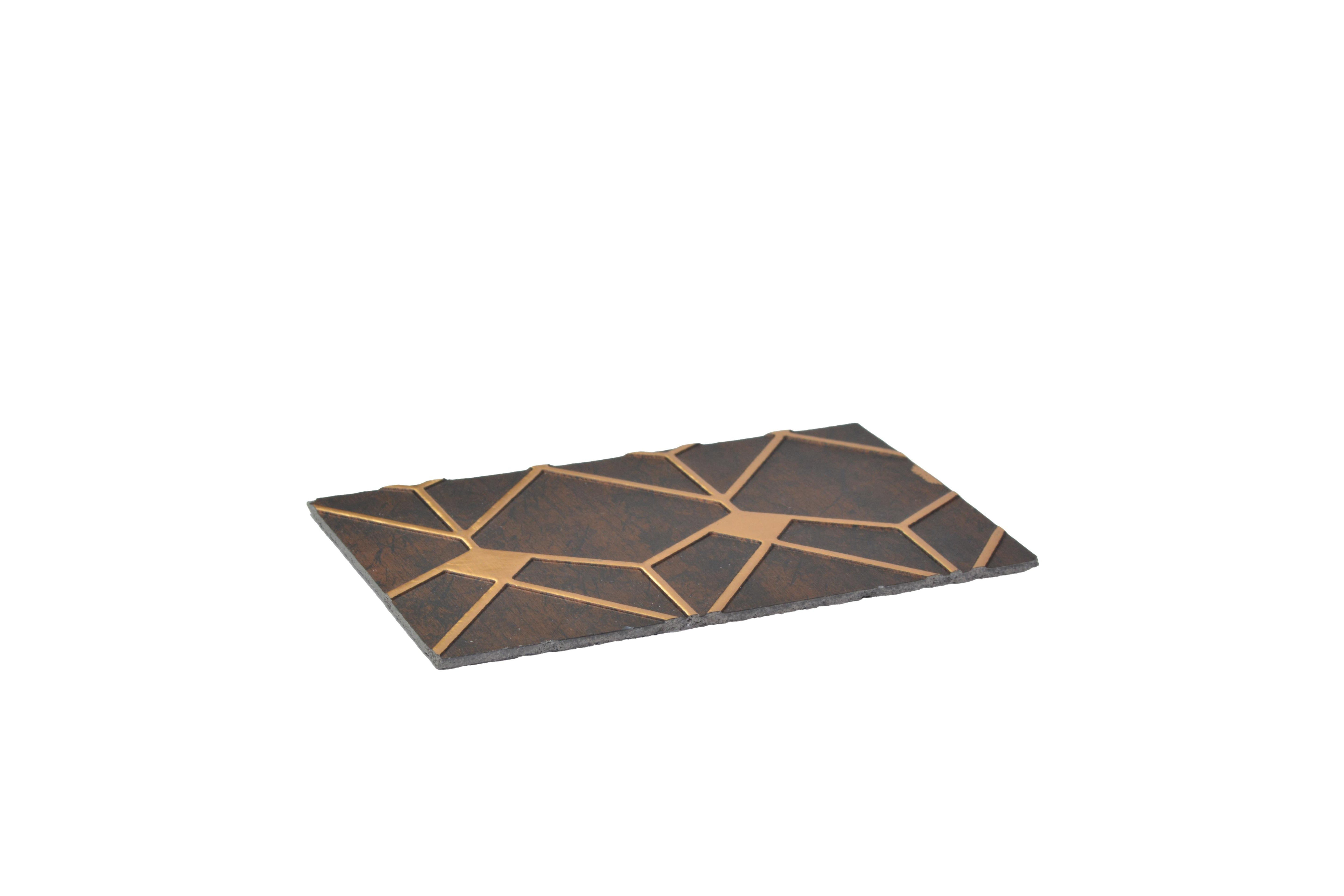 Charco Charm Series Charcoal Decorative Wall Panel Wood Brown 8x2 Ft - Ea 35