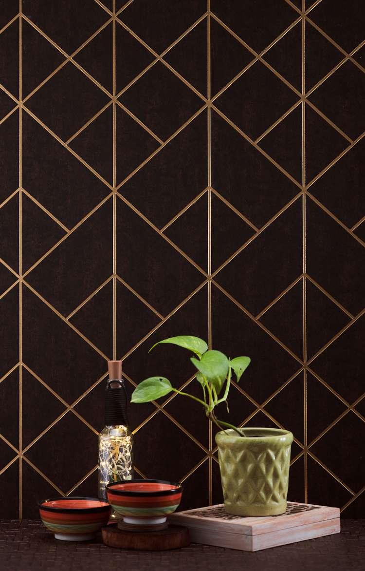 Charco Charm Series Charcoal Decorative Wall Panel Wood Brown 8x2 Ft - Ea 37