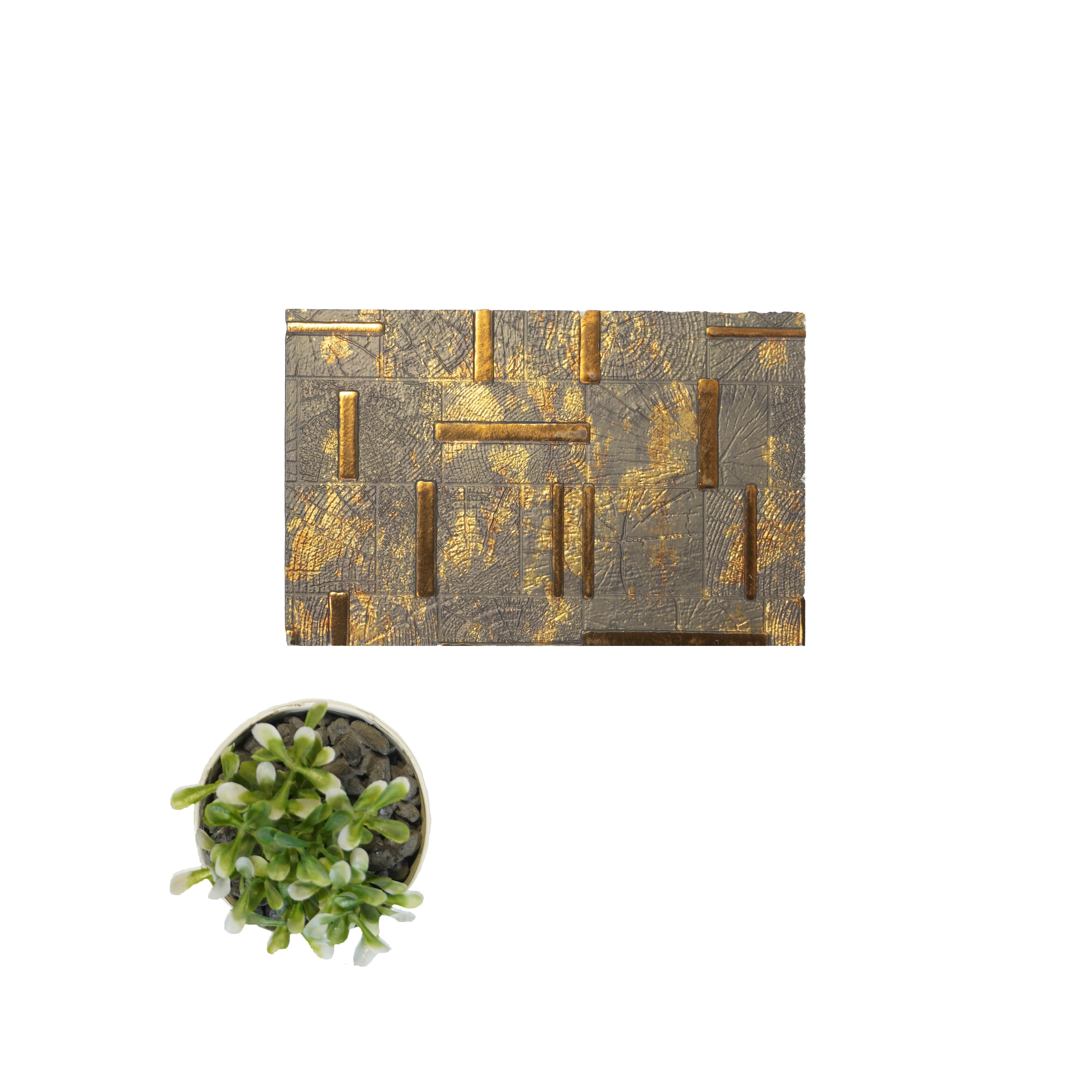 Charco Charm Series Charcoal Decorative Wall Panel Wood Brown 8x2 Ft - Fm 76