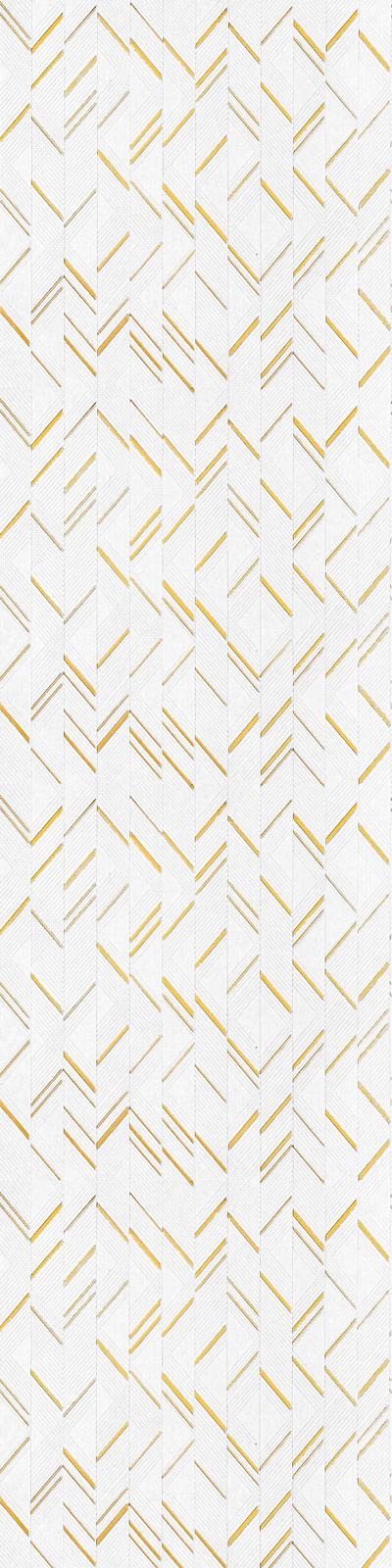 Charco Charm Series Charcoal Decorative Wall Panel Wood White 8x2 Ft - Mf 62