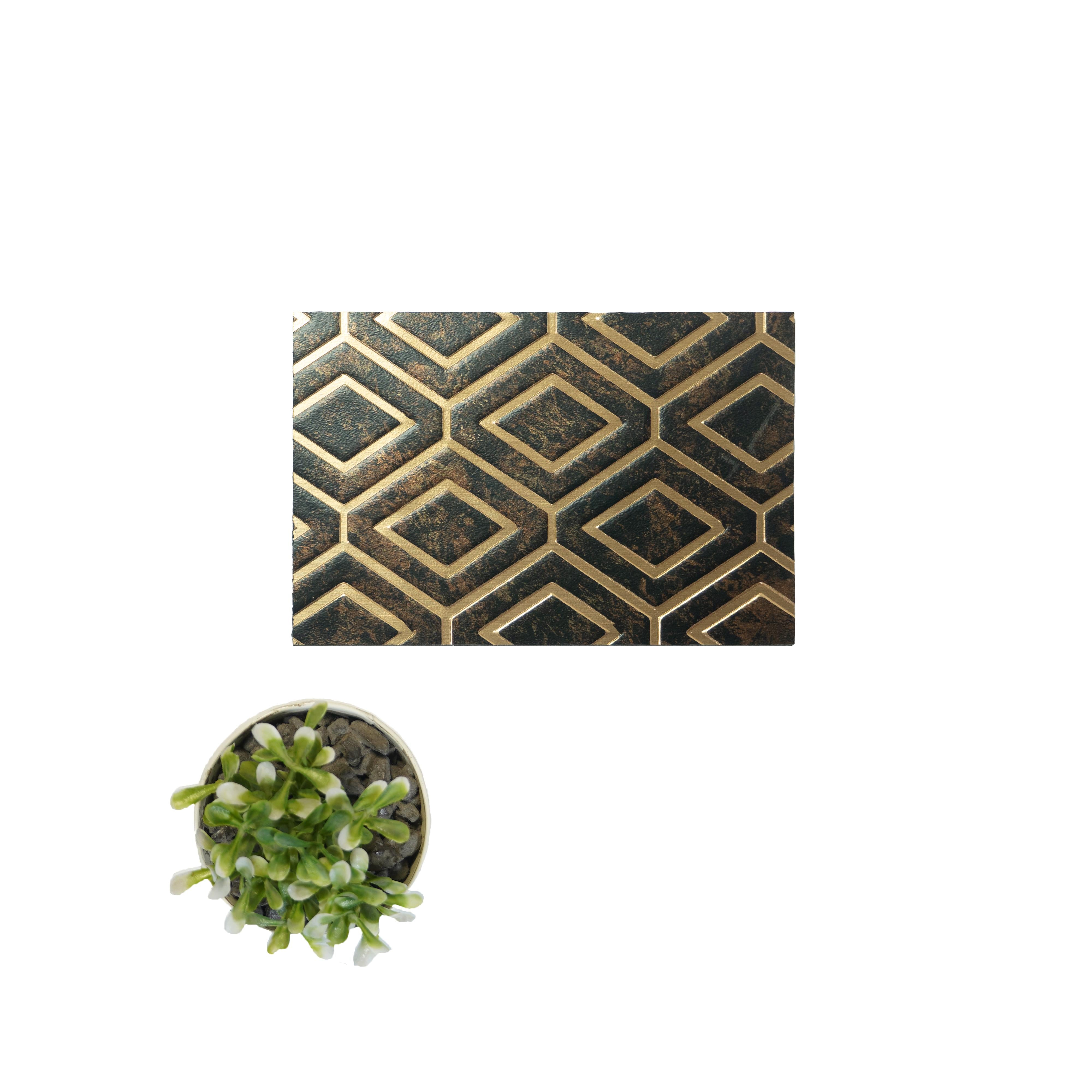 Charco Charm Series Charcoal Decorative Wall Panel Wood Brown 8x2 Ft - Oa 21