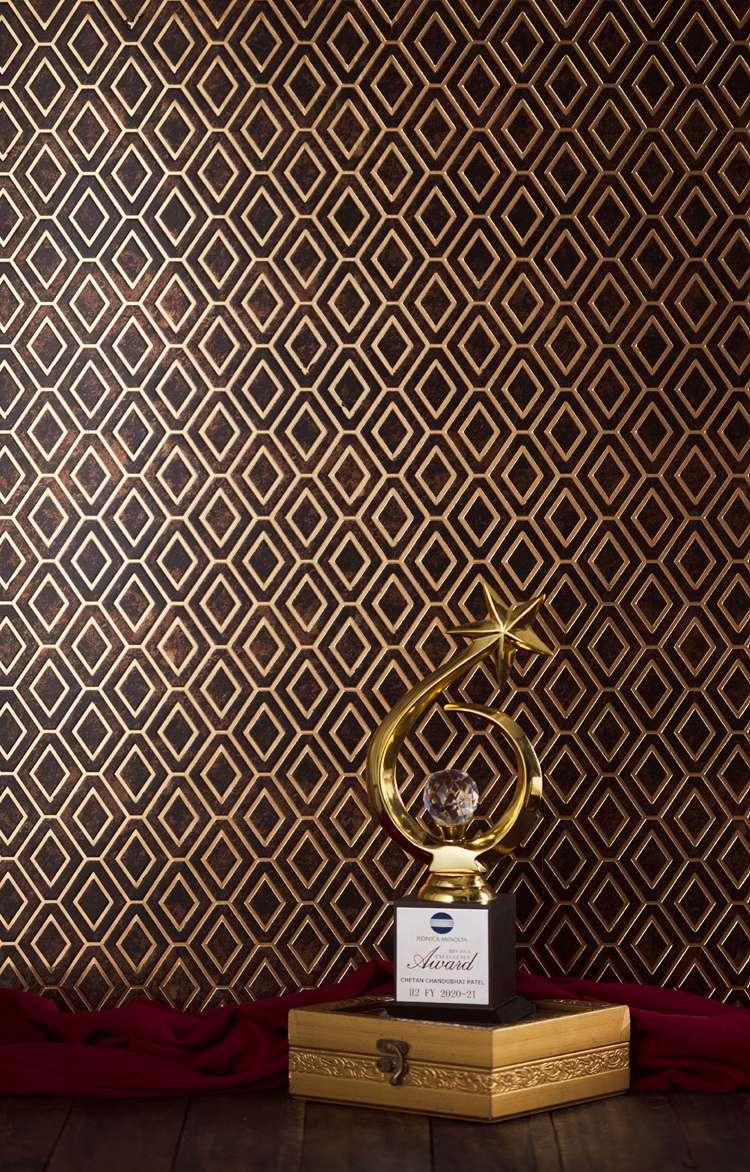 Charco Charm Series Charcoal Decorative Wall Panel Wood Brown 8x2 Ft - Oa 21