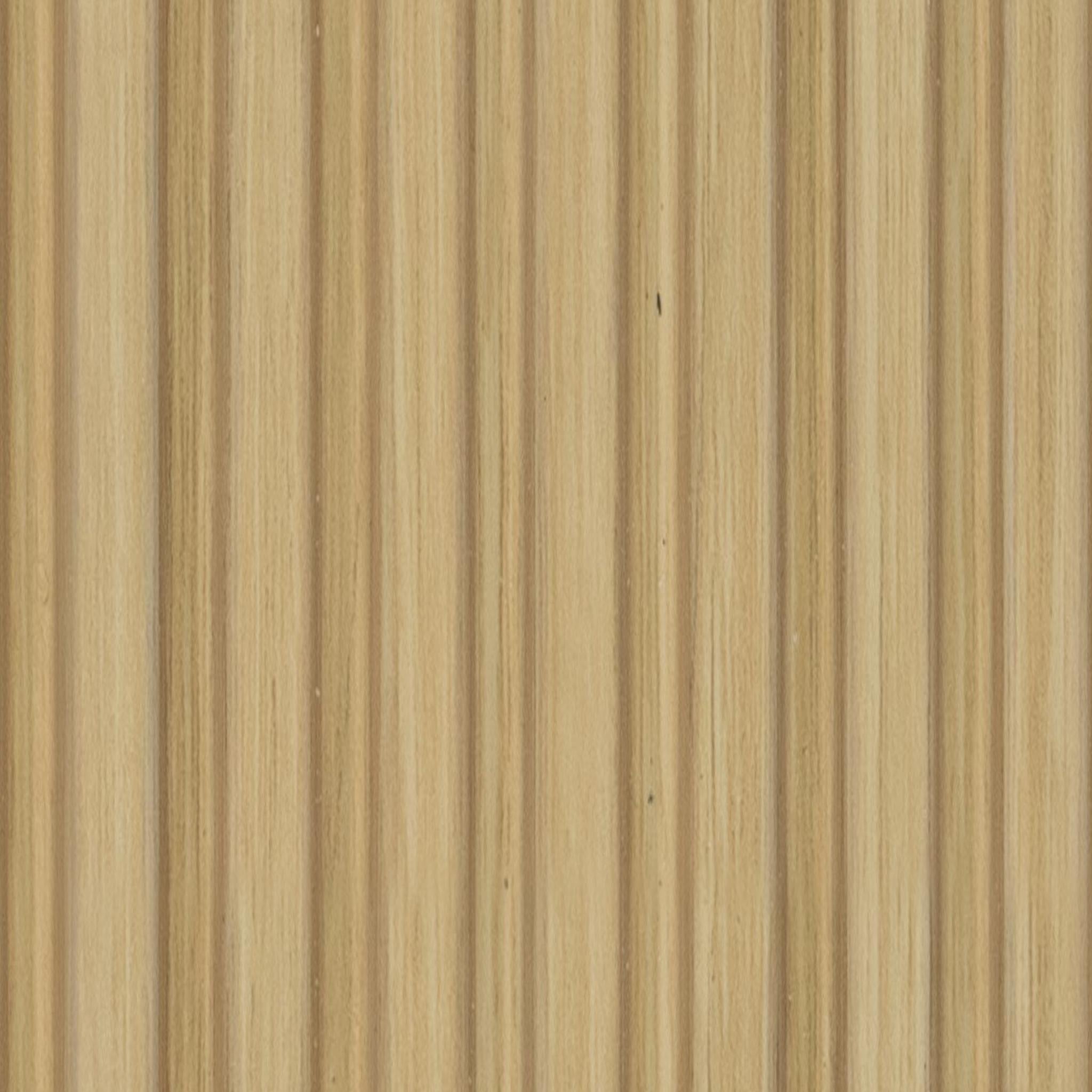 Groove Seamless Planks Series Charcoal Louvers Wood Brown 9x0.41 Ft - Rg 5088
