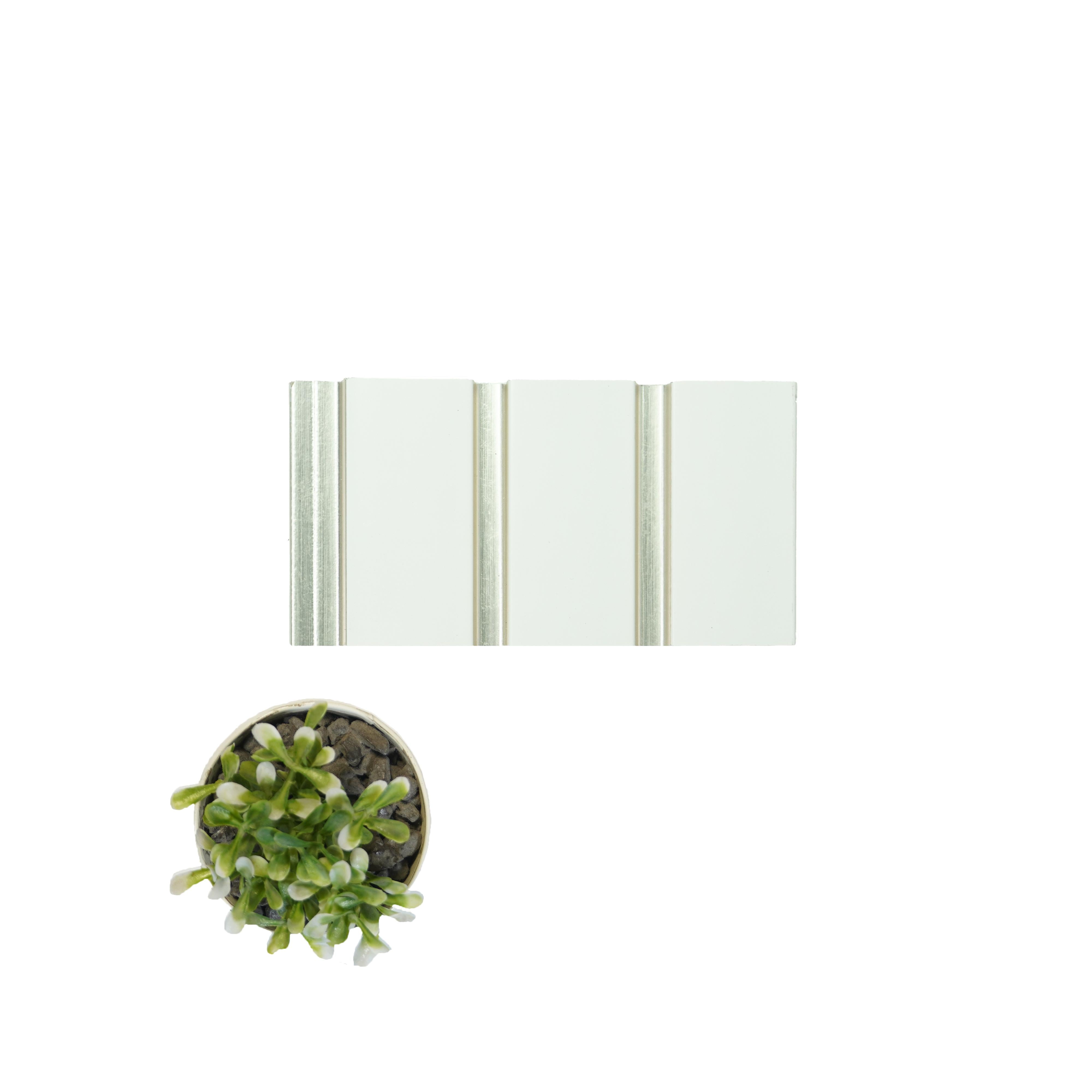 Groove Seamless Planks Series Charcoal Louvers Plain Colors Grey 9x0.54 Ft - Rg 7005