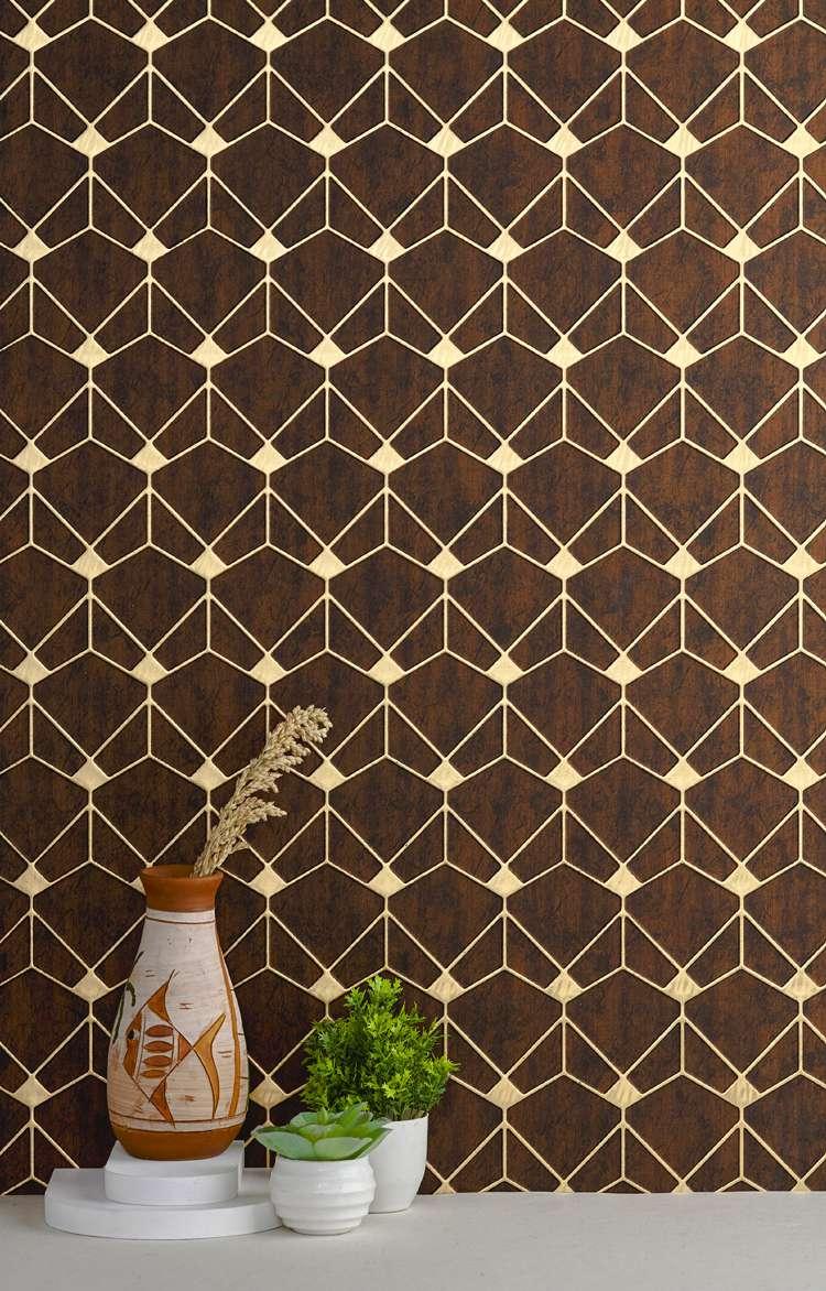 Charco Charm Series Charcoal Decorative Wall Panel Wood Brown 8x2 Ft - Sf 35