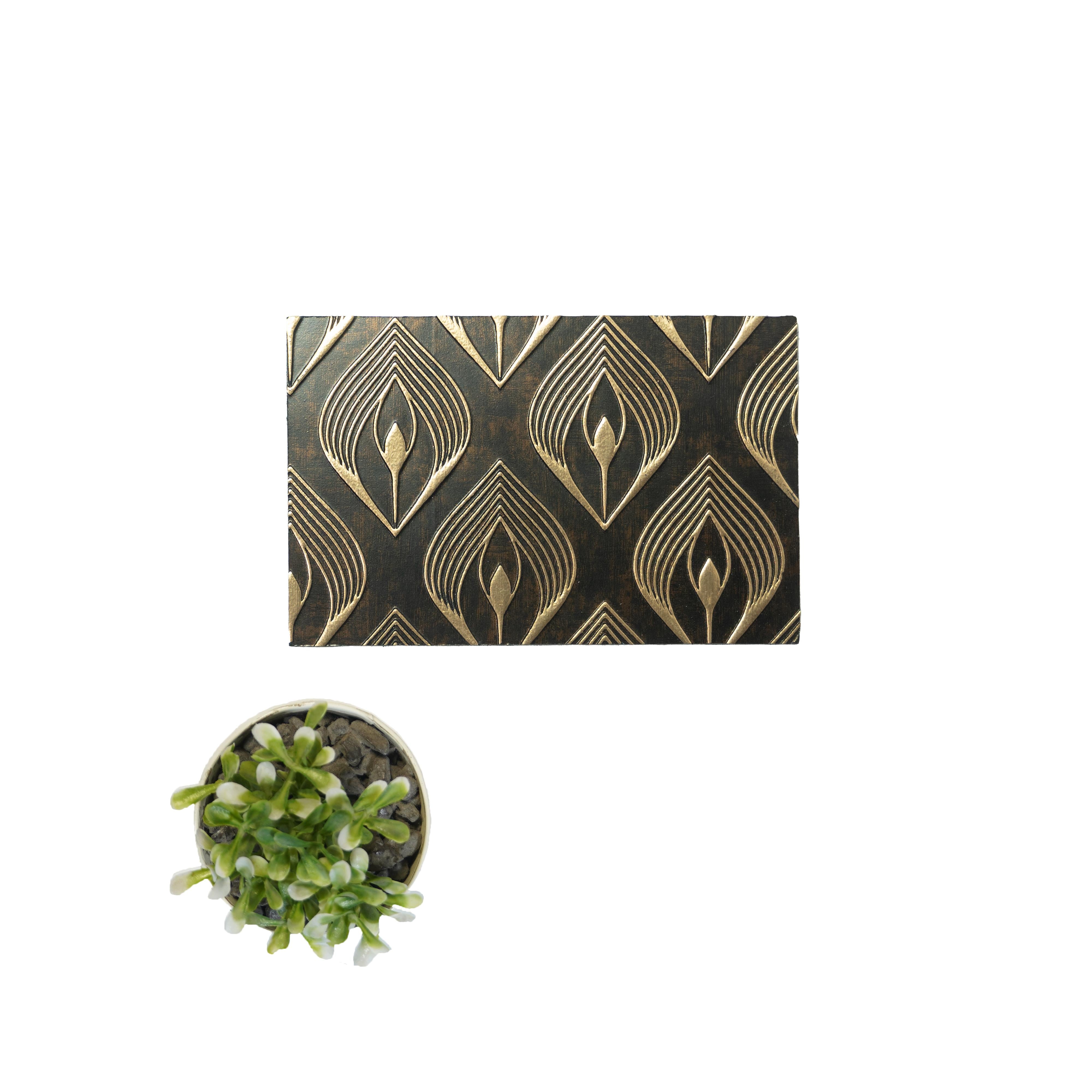 Charco Charm Series Charcoal Decorative Wall Panel Wood Wenge 8x2 Ft - Sg 68