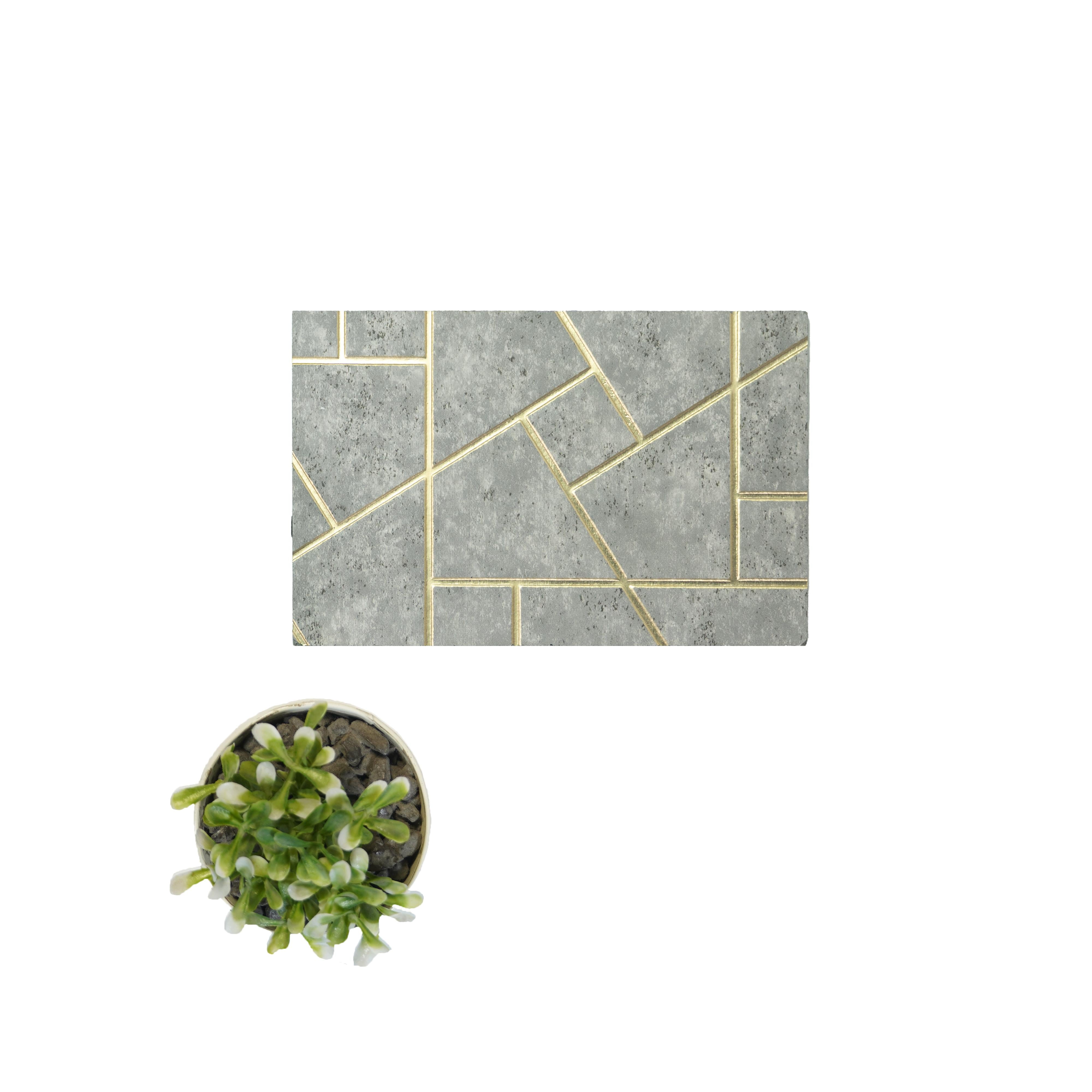 Charco Charm Series Charcoal Decorative Wall Panel Wood Brown 8x2 Ft - St 15