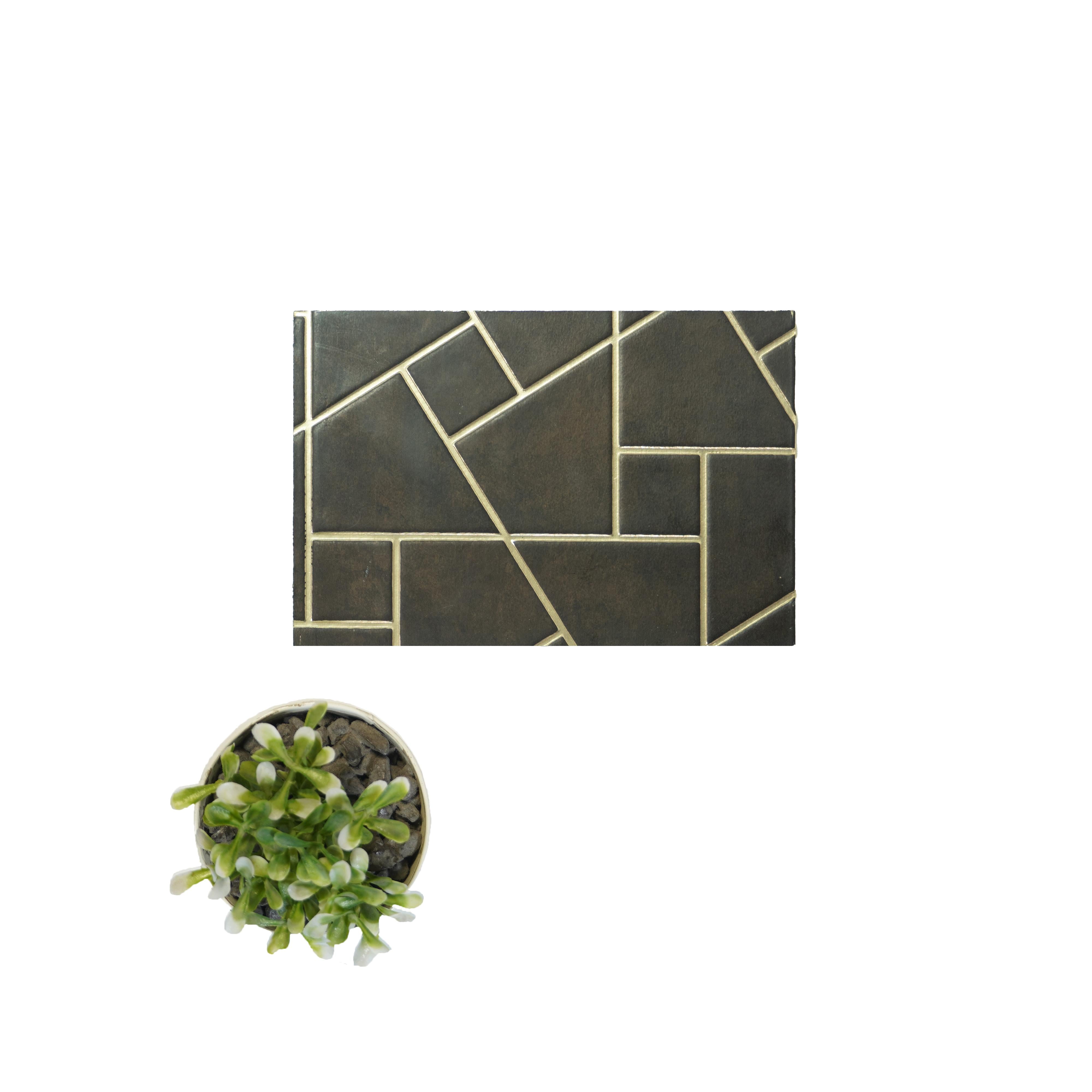 Charco Charm Series Charcoal Decorative Wall Panel Wood Brown 8x2 Ft - St 18
