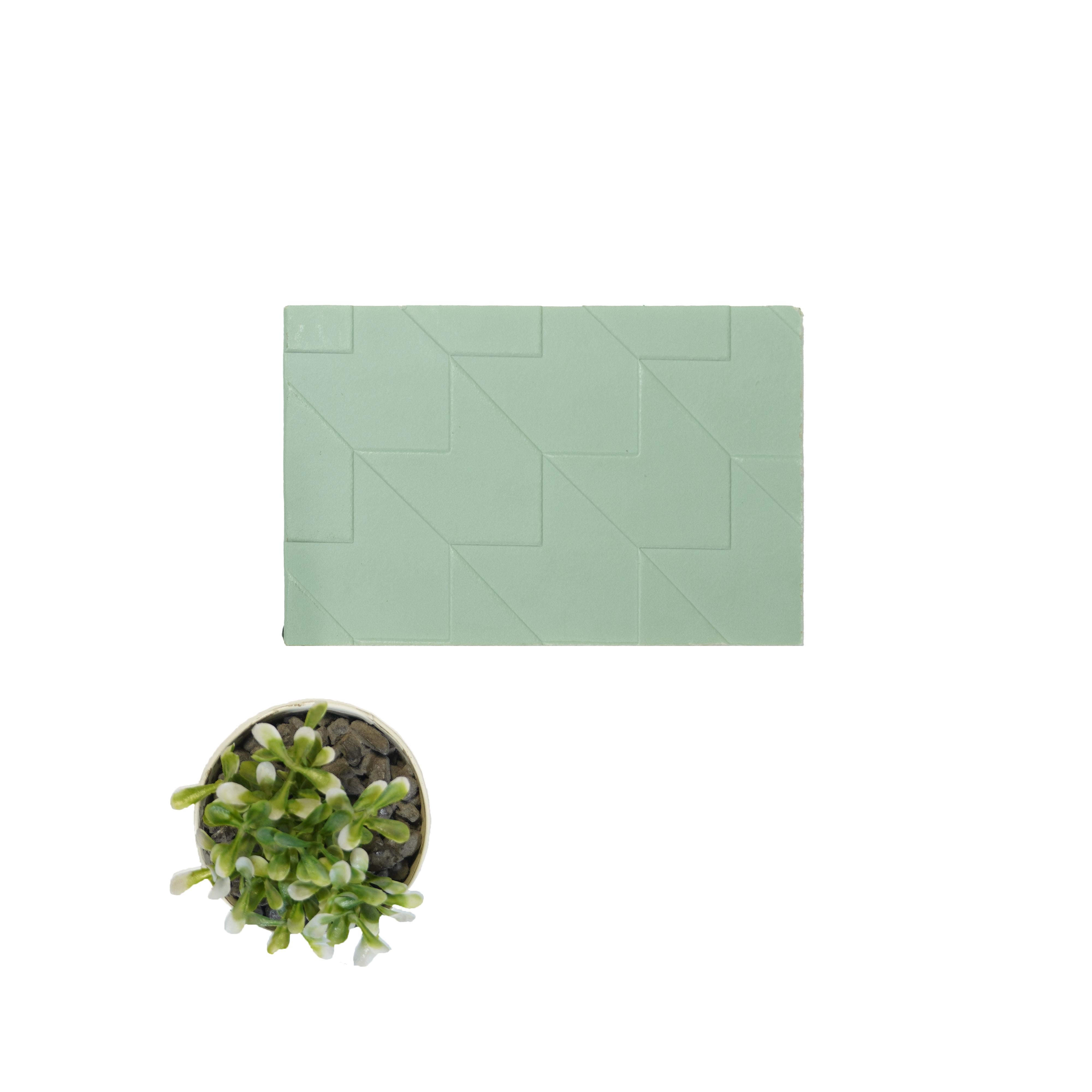 Charco Charm Series Charcoal Decorative Wall Panel Designer Green 8x2 Ft - Tx 43