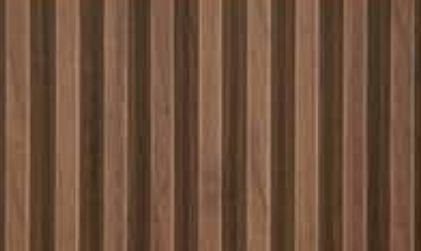 Pare Panels Vertica Design Interior & Exterior Wall & Ceiling Panel 10x0.68 ft wood louvers Brown Royal_Nut