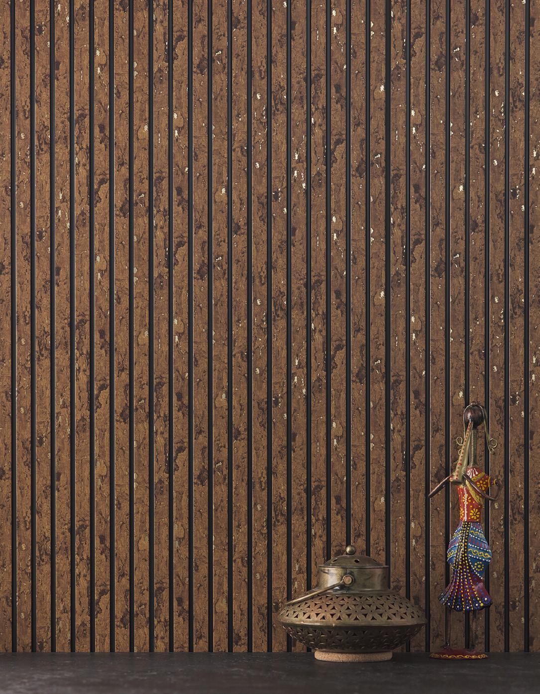 Rustic Brown Wood Rang Charcoal Louver 8x1 Ft - Ra 8115