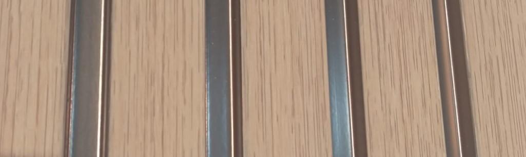 8 Ft X Inch Charcoal Panel Louver Wood Brown 8x0.6 - Sa 8505