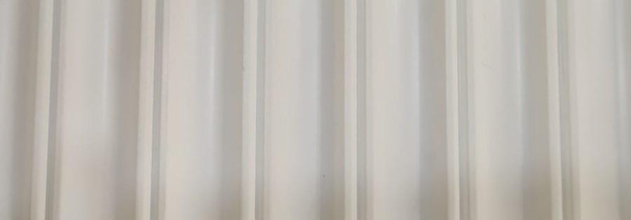 8 Ft X Inch Charcoal Panel Louver Plain Colors White 8x0.6 - Sa 8705