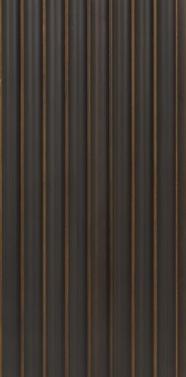 Smoked Brown Interlock Wpc Louvers Plain Colors 9.35x0.41 Ft - Pn 02738 E