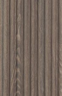 Interlock Charcoal Louvers Wood Smoky Walnut 8x0.39 Ft - Pn 02719 D
