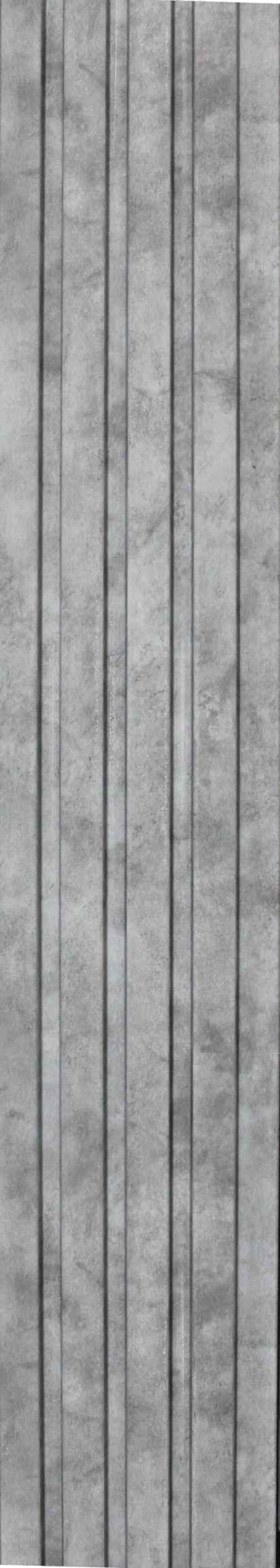 Leon 8 Ft X 5 Inch Panel Marble & Stone Louvers Grey 8x0.41 - Sm 4504