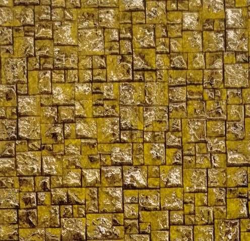 Charcoal Decorative Wall Panel Marble & Stone Gold 8x2 Ft - 1104
