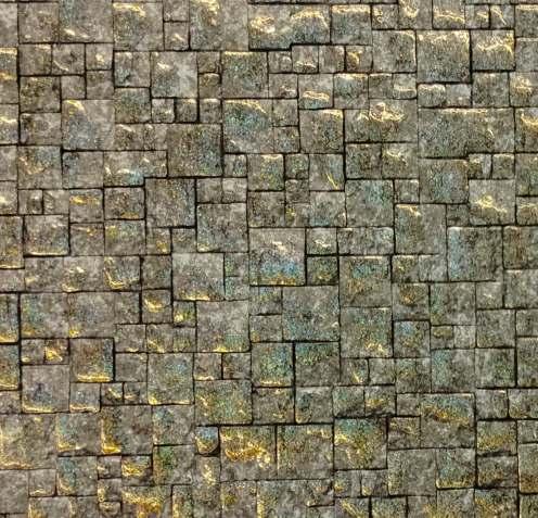 Charcoal Decorative Wall Panel Marble & Stone Grey 8x2 Ft - 1106