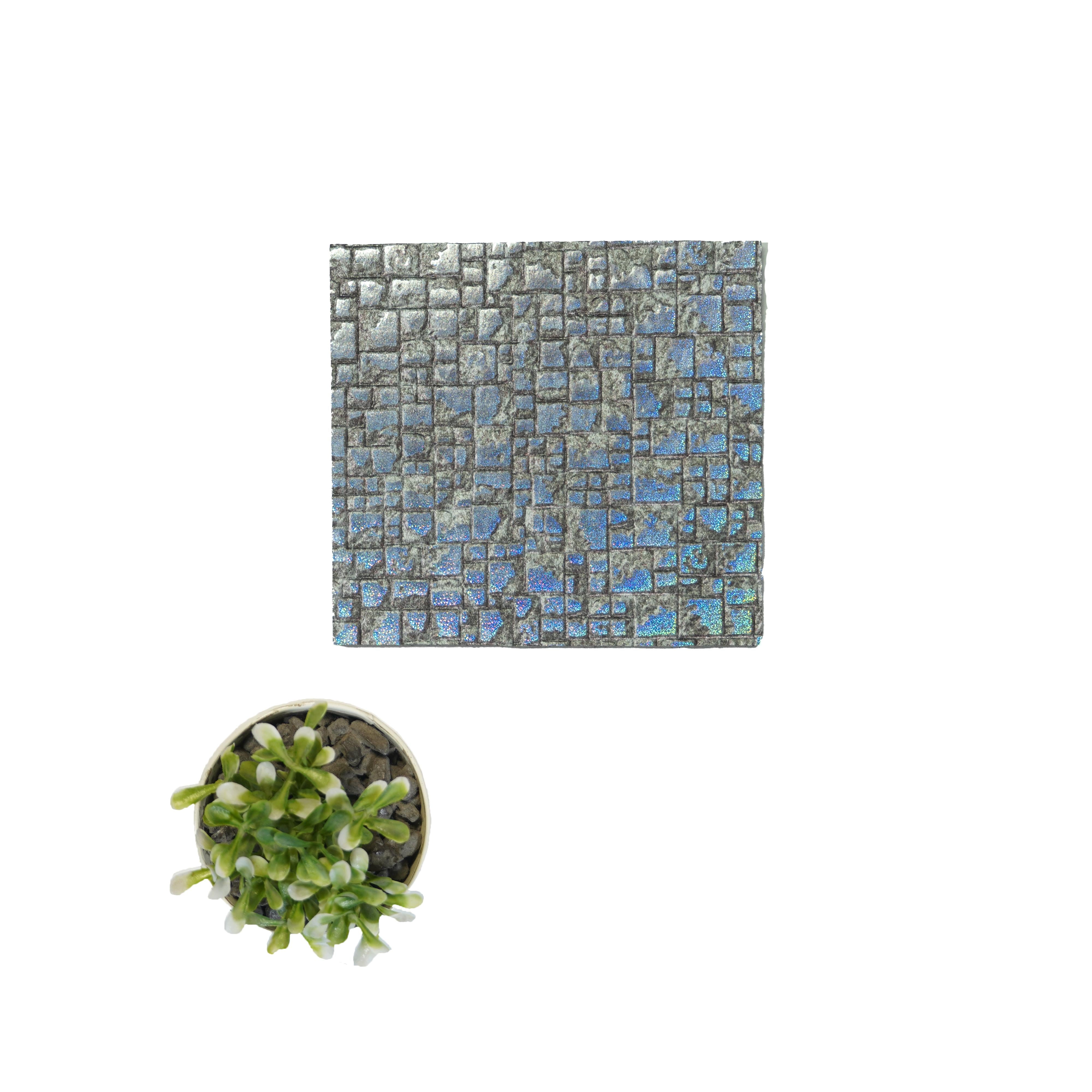 Charcoal Decorative Wall Panel Marble & Stone Grey 8x2 Ft - 1106