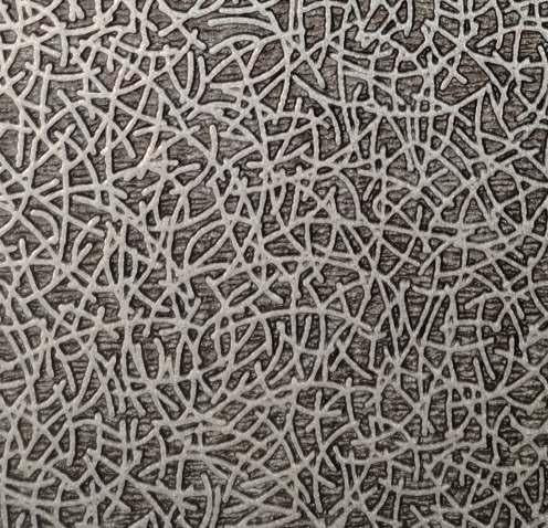 Charcoal Decorative Wall Panel Designer Silver 8x2 Ft - Trend 1109