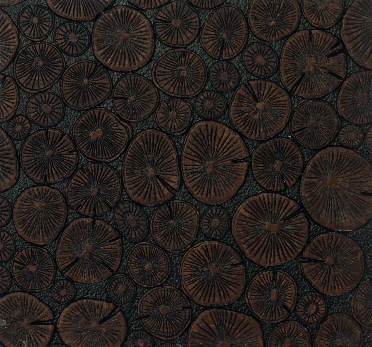 Charcoal Decorative Wall Panel Designer Brown 8x2 Ft - 1142
