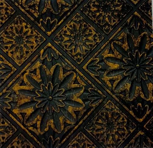 Charcoal Decorative Wall Panel Designer Brown 8x2 Ft - 1146