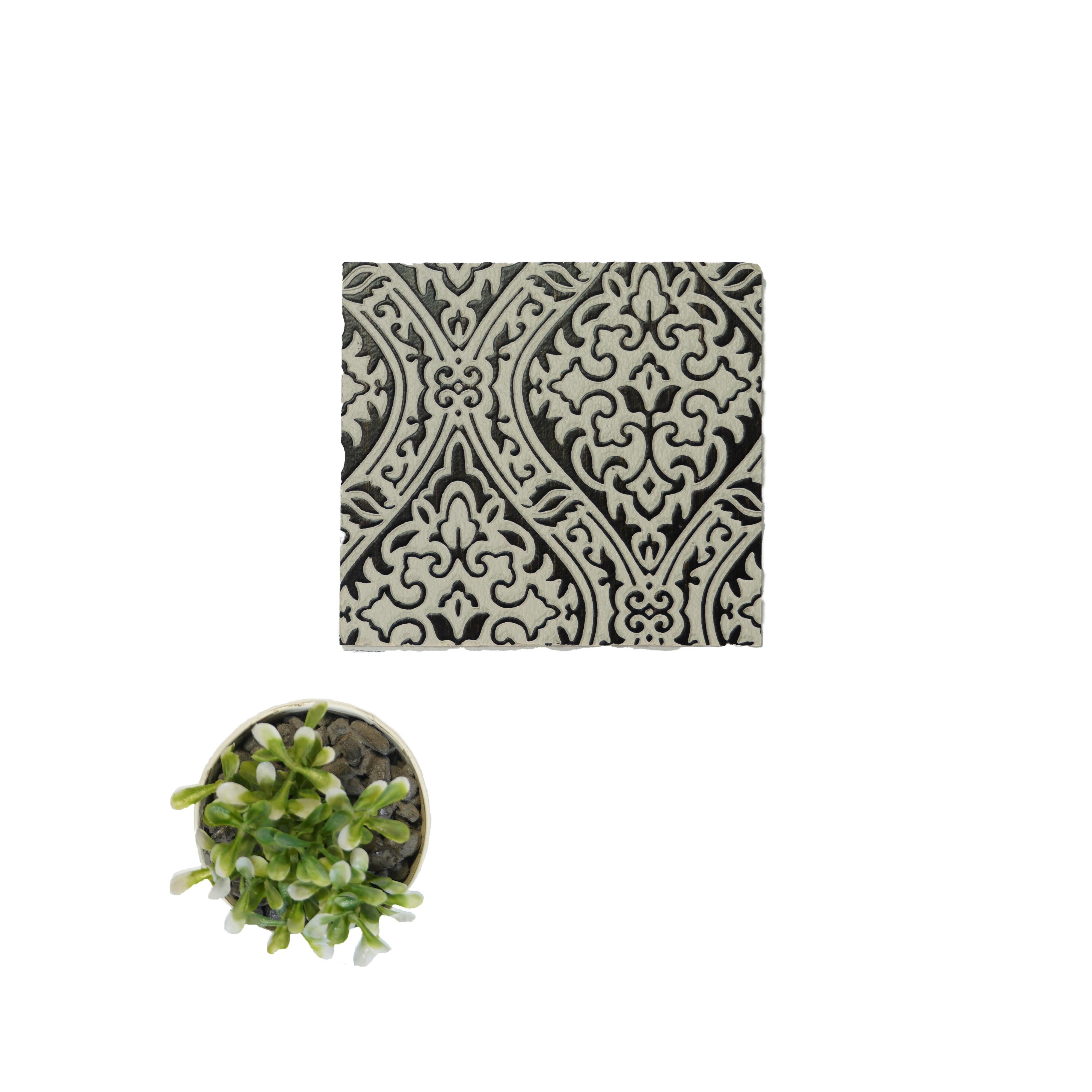 Charcoal Decorative Wall Panel Designer Brown 8x2 Ft - 1154