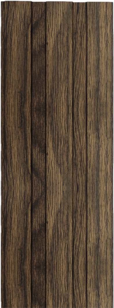 Rafter Charcoal Louver Wood Brown 8x0.41 Ft - 1172