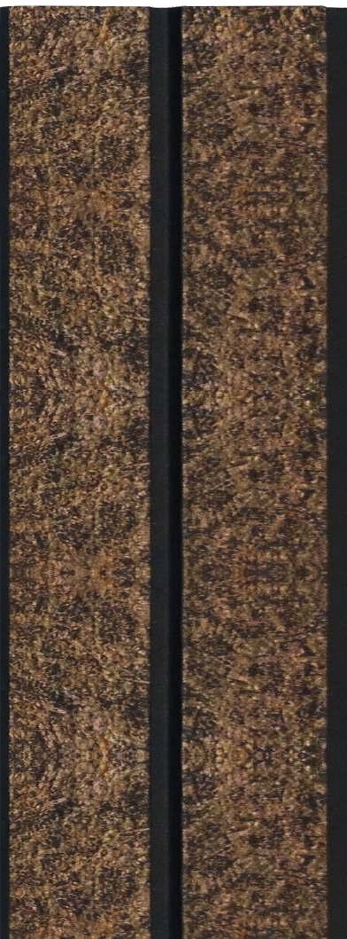 Rafter Charcoal Louver Marble & Stone Brown 8x0.41 Ft - 1174