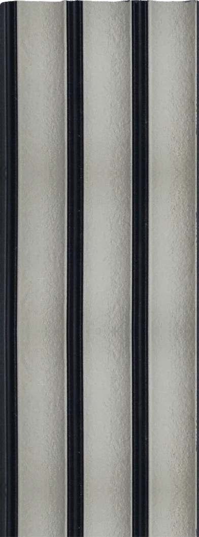 Rafter Charcoal Louver Marble & Stone Grey 8x0.41 Ft - 1188