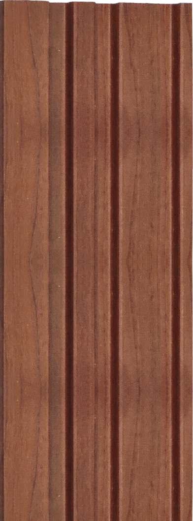Rafter Charcoal Louver Wood Brown 8x0.41 Ft - 1192