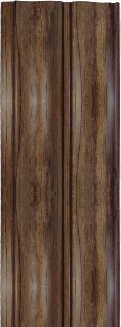 Rafter Charcoal Louver Wood Brown 8x0.41 Ft - 1207