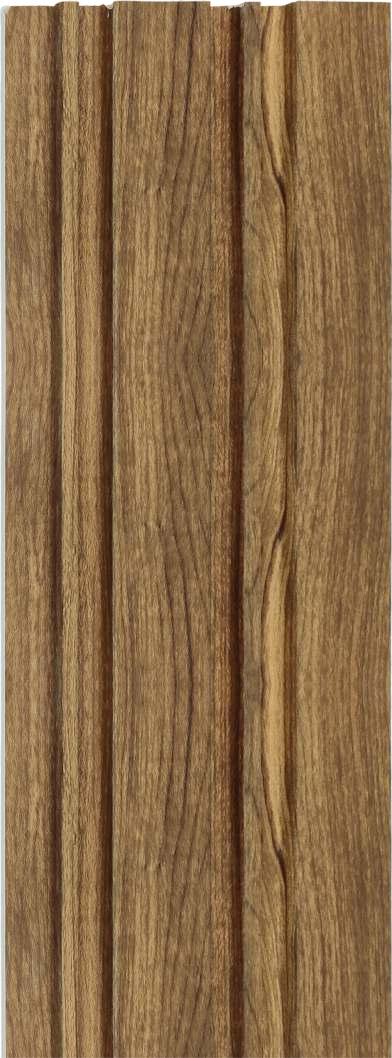 Rafter Charcoal Louver Panel Wood Brown 8x0.41 Ft - 1212