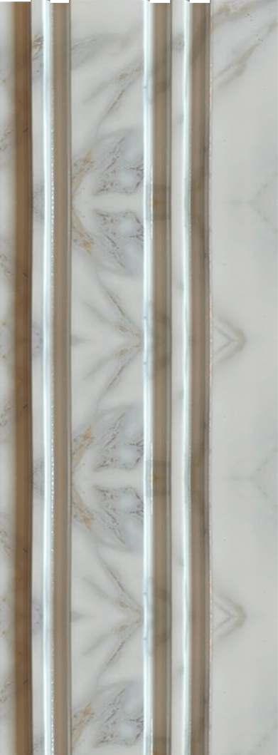 Rafter Charcoal Louver Marble & Stone Grey 8x0.41 Ft - 1229