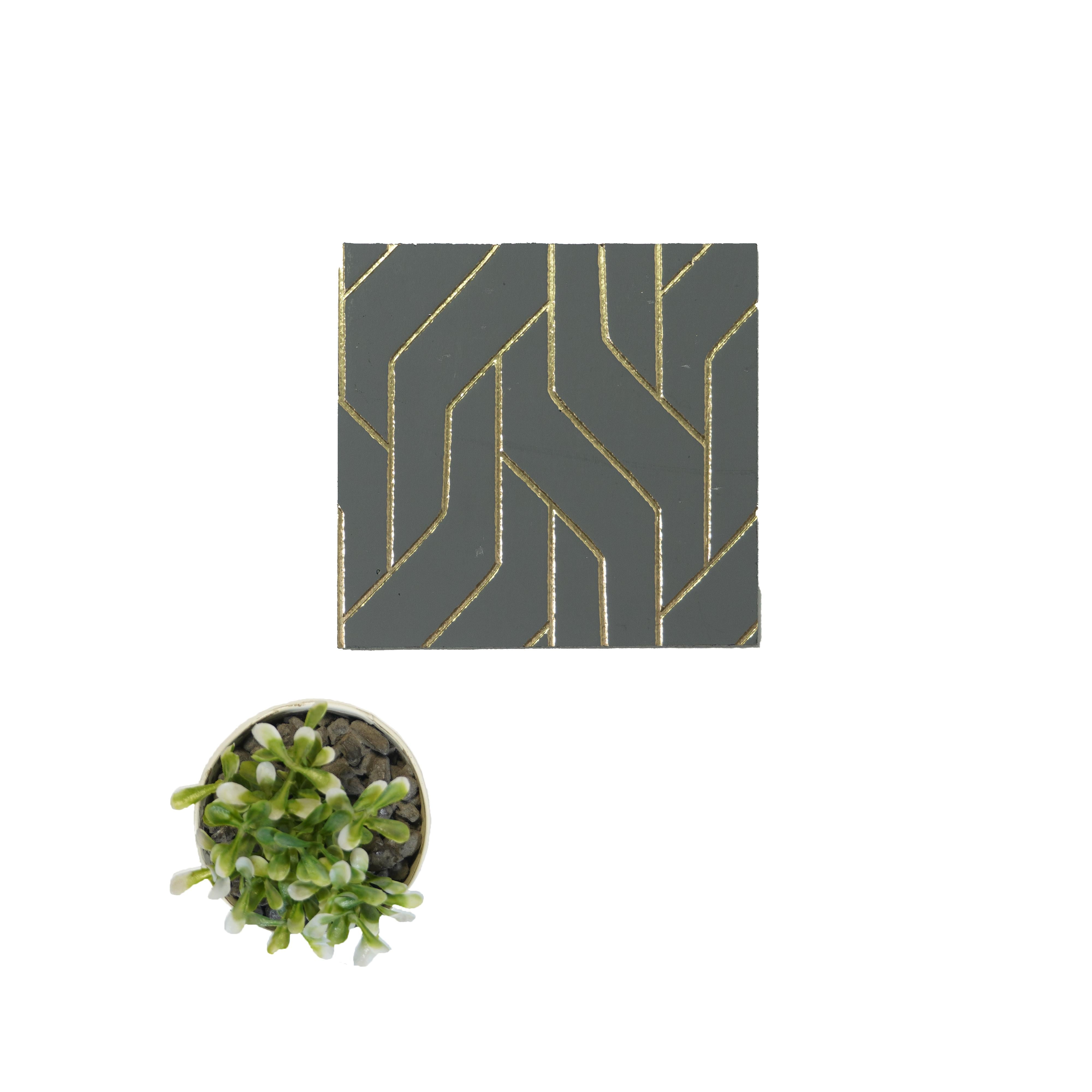 Charcoal Decorative Wall Panel Designer Grey 8x2 Ft - 1231