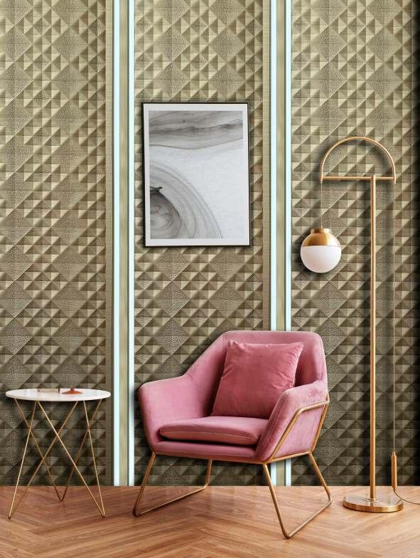Charcoal Decorative Wall Panel Designer Brown 8x1 Ft - 1247